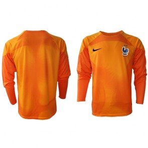 France Goalkeeper Replica Home Stadium Shirt World Cup 2022 Long Sleeve